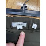 Vince  Dress Pants Women's Medium Green Pleated Straight Leg Slash Pockets B71 Photo 2