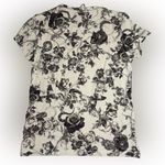 L'Agence  Monochrome Floral Short Sleeve Tee Photo 2