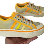 Adidas Nizza Platform Parley Women Shoe Yellow Tint Orange Sneaker Trainer SZ 5 Photo 15