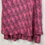 Style & Co Vintage 90s Y2K  Ruffle Midi Maxi Slip Skirt Size 12 Fairycore Pink Photo 3