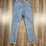 Cello Jeans Womens 3/26 Blue High Rise Straight Leg Ripped Distressed Stretch Photo 3