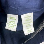 Lilly Pulitzer Size 4 Sleeveless Dress Dark Blue Eyelet Gold Straps Zip Up Rear Photo 6