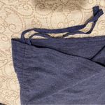 Daisy Fuentes  Women’s Blue Relaxed Hooded Long Sleeve Shirt Size XL Photo 6