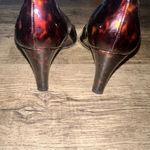 Stuart Weitzman  Heels / Pumps TORTOISE Cross Strap - Sz 8.5 M Preowned gorgeous Photo 2