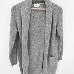 Dreamers Speckled Grey Long Sleeve Knit Cardigan Sweater Women's Size X-Small XS Photo 0