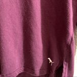 PINK - Victoria's Secret Victoria's Secret PINK Maroon  Long Sleeve V-Neck Shirt - XS‎ Photo 6