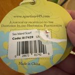 Spartina 449  Scarf Sea Island South Carolina Travel Destination Viscose Slub NWT Photo 5