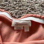 Anthropologie  Coral Satin Tilda Midi Skirt Photo 2