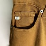 AG Adriano Goldschmied Saige Wide Leg Crop Women 28 High Rise Fit Denim Caramel Tan Photo 6