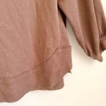 Anthropologie Altar'd State Brown Waffle Knit V-neck Long Sleeves Sweater Medium Photo 3