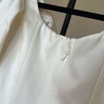 House Of CB  'Carlyn' Ivory Satin Balloon Sleeve Mini Dress/Size S‎ NWOT Photo 13