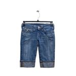 True Religion Sophie Shorts Blue Size 26 Photo 1