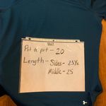 Under Armour  Hoodie women’s Med Teal Blue Activewear Fitted Heatgear Athleisure Photo 4