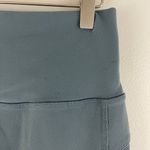 Alo Yoga Steel Blue Side Micro Mesh Block High-Waisted Athletic Workout Leggings Photo 3