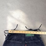 Levi's  X Barbie Ferreira Lace-up Flare Jeans Sz 25 Wide Leg Bunny Patch Photo 6