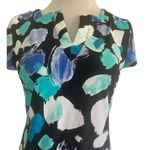 Aryeh  Size Small Dress Short Sleeve Colorful Blue Nylon Spandex Photo 1
