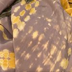 Tangerine Double Scoop Neck Beaded 100% Silk Top S Photo 6