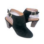 Vionic  Perk Lacey Suede Slingback Heels 10 Black/Tortoise‎ Photo 0