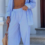 White Fox Boutique White Fox always about us stripe pants  Photo 0
