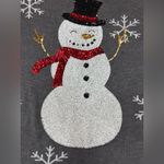 Tipsy Elves  Gray Snowflake Snowman Sweater size L Photo 8