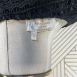 Kate Spade  Black Lace Crochet Ruffle‎ Hem Short Sleeve Party Dress Size Small Photo 7