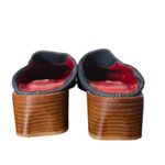 Donald J Pliner Block Heel Denim Mules Womens 6 Blue‎ Jean Slip On Loafers Blue Photo 5