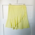 Free People Ruffle My Feathers Mini Wrap Skirt Photo 3