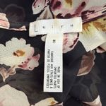 Leith Nordstrom Semi Sheer Drape Front Floral Blouse Top Size Medium Photo 8