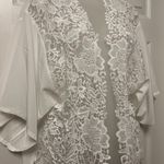 Kate & Mallory  White Floral Shrug Photo 1