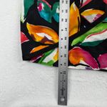 After Five Saks Fifth Avenue Strapless Floral Dress Black Multicolor Size 10 Photo 4