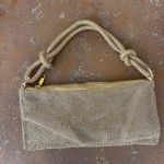 ZARA NWOT Gold rhinestone evening clutch bag  Photo 0