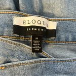 Eloquii  Elements Plus Size Denim Shorts Cross Front Detail 16‎ Photo 3