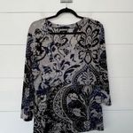 Chico's Chico’s Travelers Women’s 3 Paisley Slinky Top Blouse Photo 0