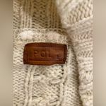 POL Size Large Cardigan Sweater Beige Cream Chunky Knit Long Wide Sleeved Photo 3