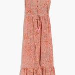 Raga  Salma Tiered Ruffle Maxi Dress In Coral Photo 2
