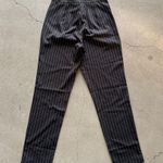 Nasty Gal  / Pinstripe Smart High Waisted Pants / black / 2 Photo 2