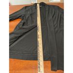 Roz & Ali  Womens Black Open Front Waterfall Cardigan Jacket XL Layering Drape Photo 3