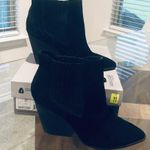 Adam Tucker Suede Leather Wedge Ankle Boots Size 11M New in Box Retail $140 Photo 4