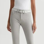 AG Adriano Goldschmied Ankle Skinny Jeans 25R Light Gray Minimalist Grunge Fall Photo 0