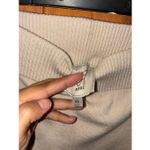 Sioni cream high rise ribbed sweater pull on wide leg pants XL #741 Photo 1