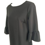 Hot Gal Black Bell Sleeve Mini Shift Dress Size Medium Photo 2