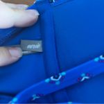 Aerie  Peacock Capri Blue Bikini Swim Underwire Push Up Top 36D Padded Corset Tie Photo 4