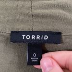 Torrid Light Weight Drape Front Anorak in deep Depths color size 0X or 12 Photo 8