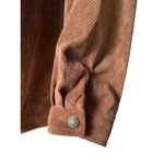 Bonworth Brown Corduroy Studded Western Jacket Zip Front Size Large Photo 7