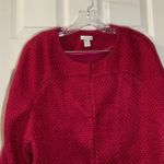Chico's Chico’s Pink Tweed Woven Knit Blazer size 3(XL) Photo 5