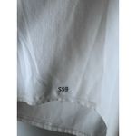 Splits59  Austin Airweight Crop Polo Top Women's Size L White Navy Athleisure NWT Photo 13