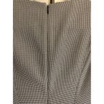 White House | Black Market WHBM Houndstooth Sheath Dress with Faux Leather –Size 4 Photo 7