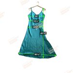 Japna  Slip Midi Dress Dark‎ Green Side Slip Size Medium Sexy cocktail Photo 8