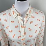 Anthropologie Postmark Bicycle Print Button Down Size 8 Photo 1