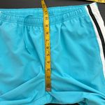Nike NWT  Blue Striped Elastic Waist Activewear Cropped Track Pants Size Large Photo 12